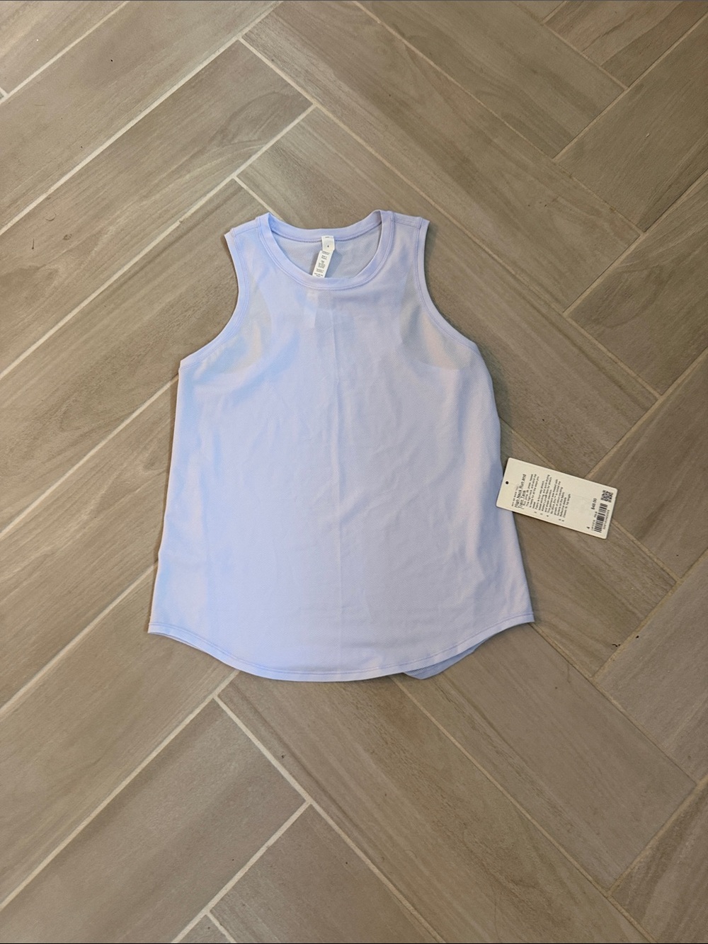 lululemon athletica Light Lavender Sleeveless Tank Top